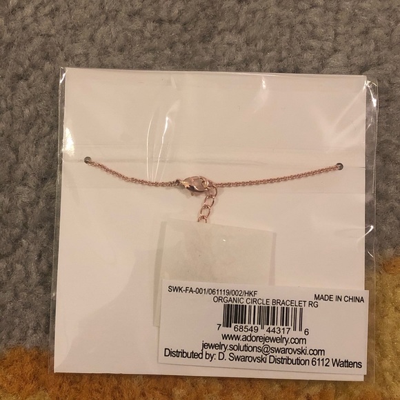 ADORE Rose Gold plated Bracelet with 1 Swarovski - Picture 5 of 5